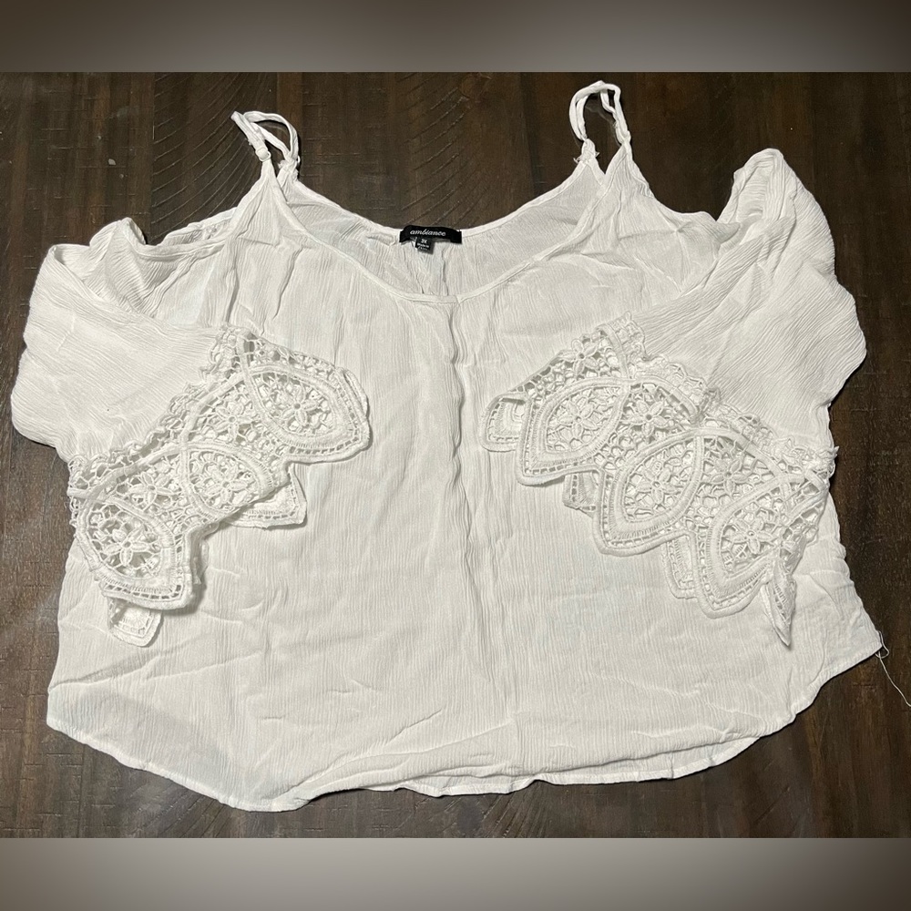 Ambiance Cold Shoulder Blouse